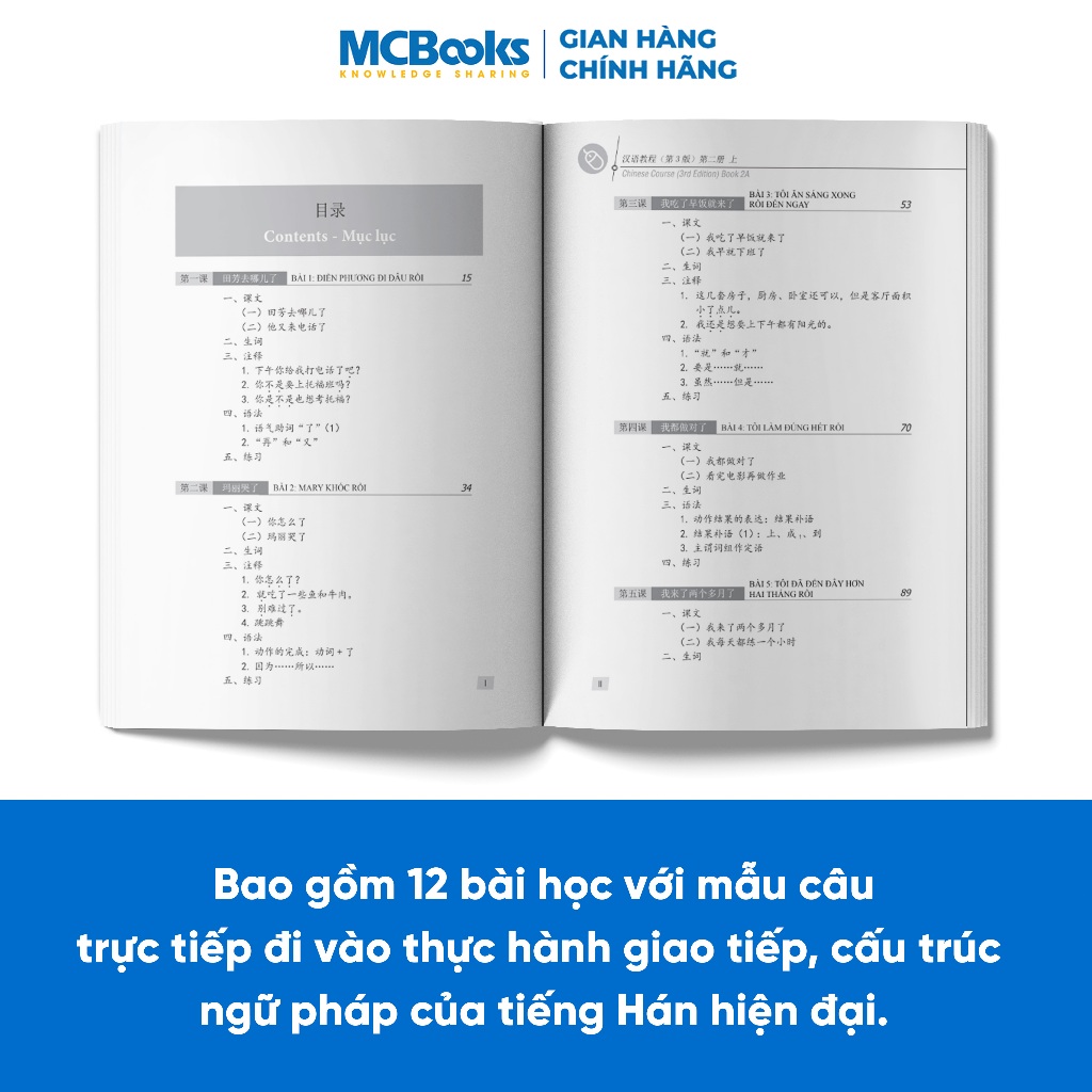 Sách - Giáo Trình Hán Ngữ 3 tập 2 Quyển thượng phiên bản 3 - 2023