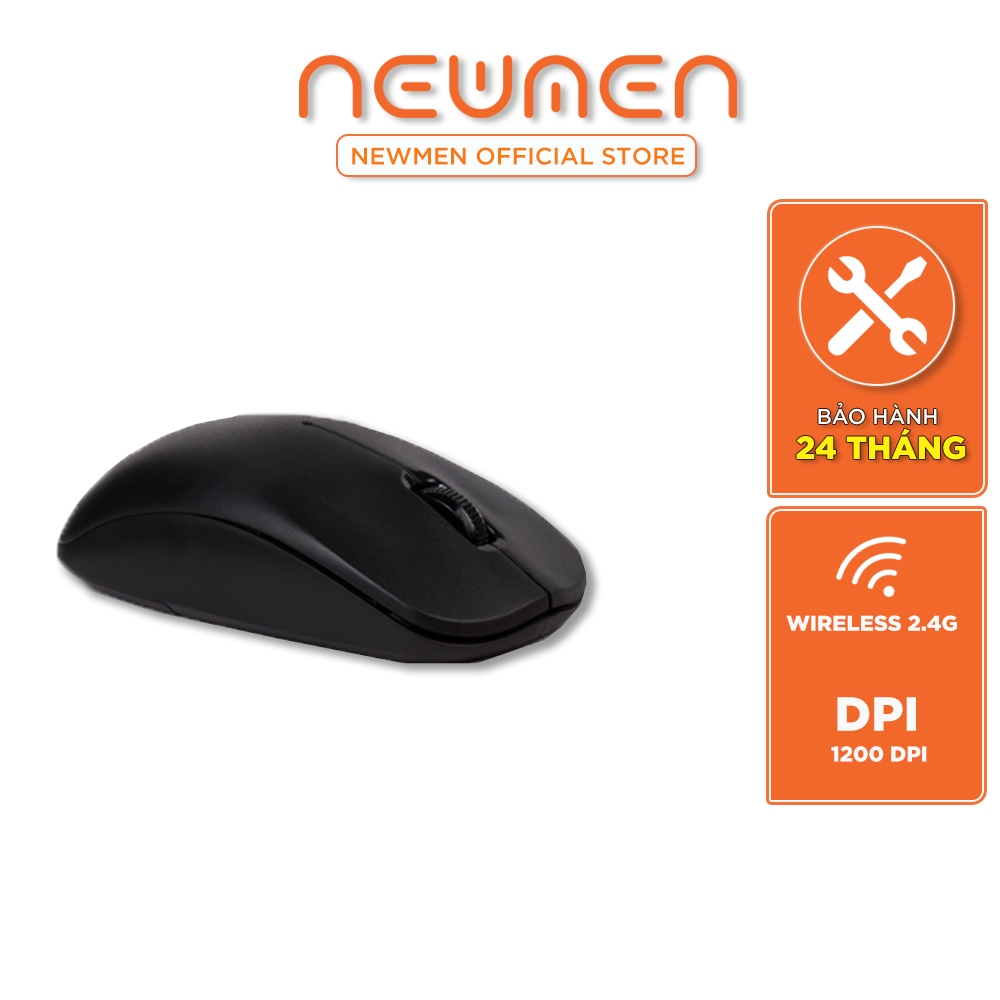 Chuột máy tính không dây Newmen F300S (Silent switch & 2.4 Ghz) cho văn phòng, gaming - BH 24 tháng