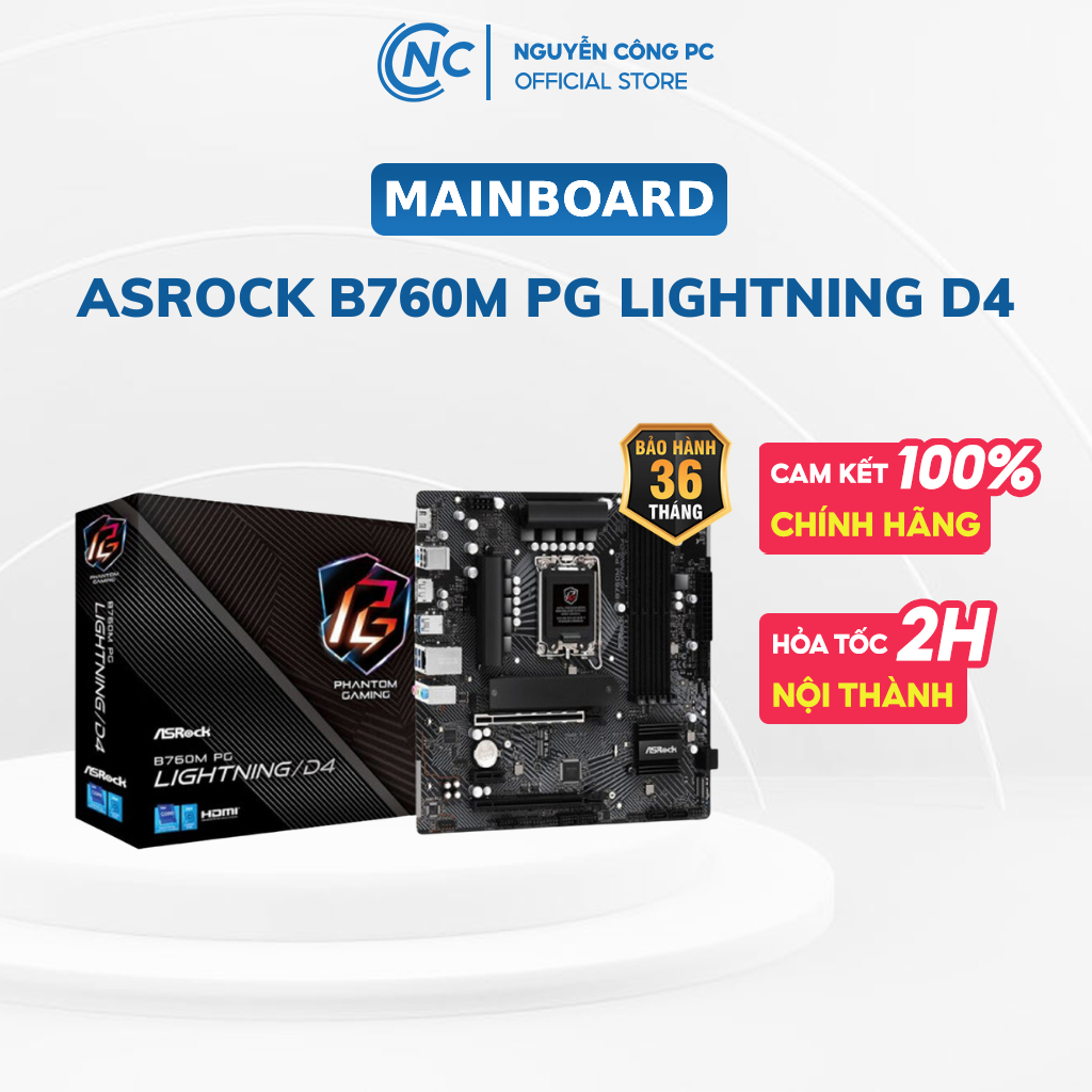 Mainboard ASROCK B760M STEEL LEGEND D5 cho chip Intel đời 12, 13  - BH chính hãng 3 năm