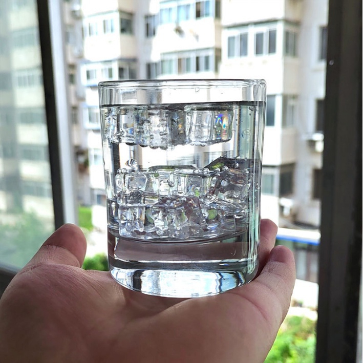 Mẫu mô hình đá viên trong suốt trang trí nhà búp bê, đổ nhựa epoxy, đạo cụ chụp cảnh, DIY decor