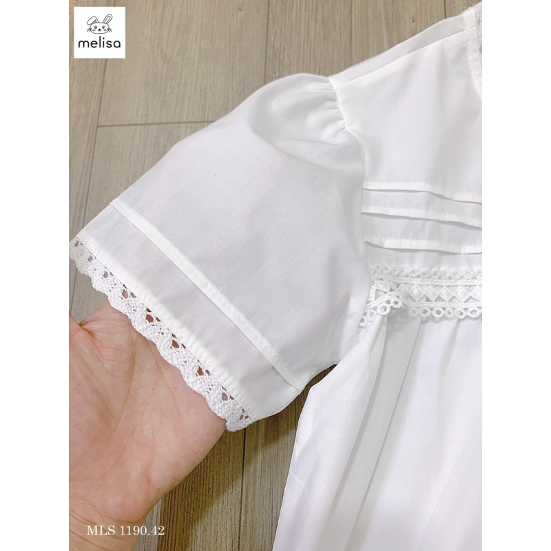 Bộ Melisa trắng mặc thu