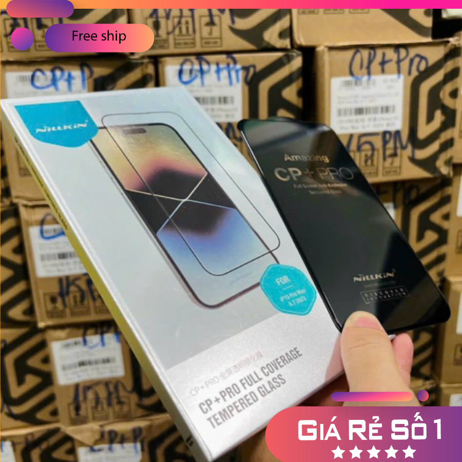 Kính cường lực Nillkin cho Iphone 14, 14 pro, 14 pro max, 13, 13 Pro, 13 Pro Max