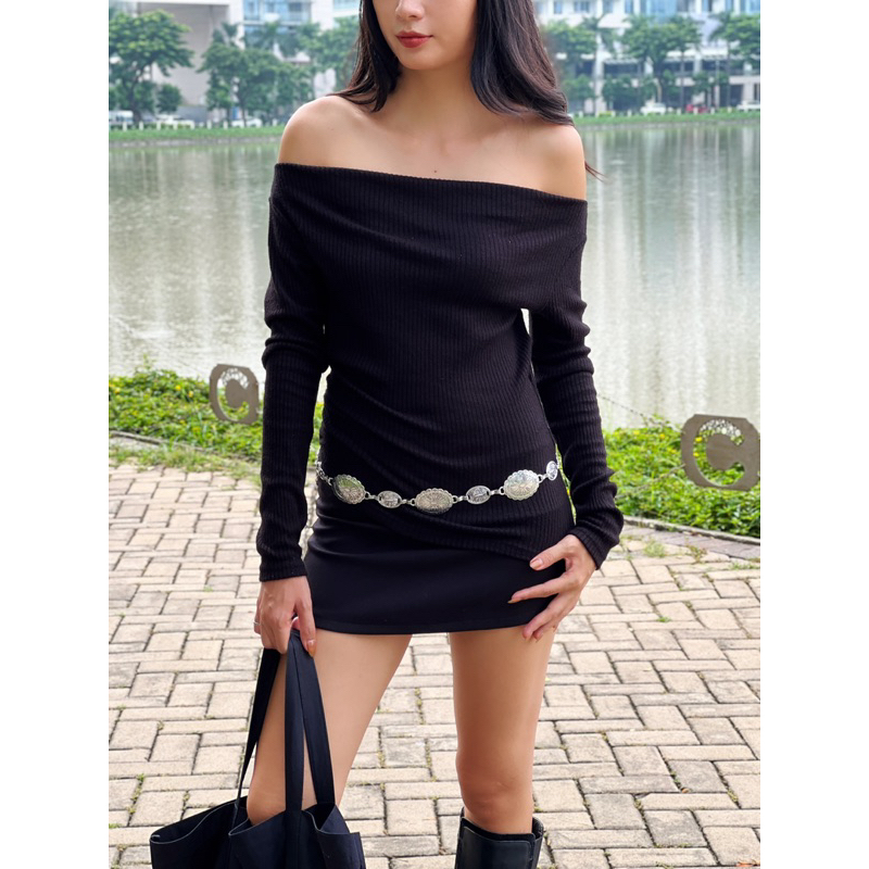 _Áo len hở vai | Kara top