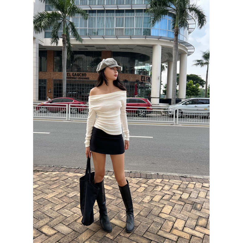 _Áo len hở vai | Kara top