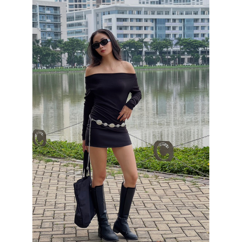 _Áo len hở vai | Kara top