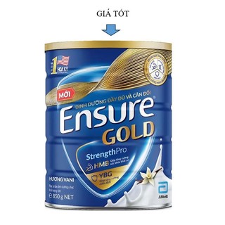 Sữa bột Ensure Vani (HMB) 850
