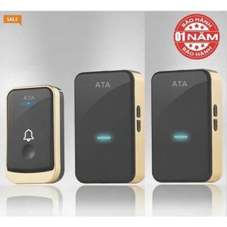 Bộ chuông cửa đôi 1 nút nhấn 2 chuông ATA AT-919MA (Bộ gồm 1 nút bấm + 2 chuông)