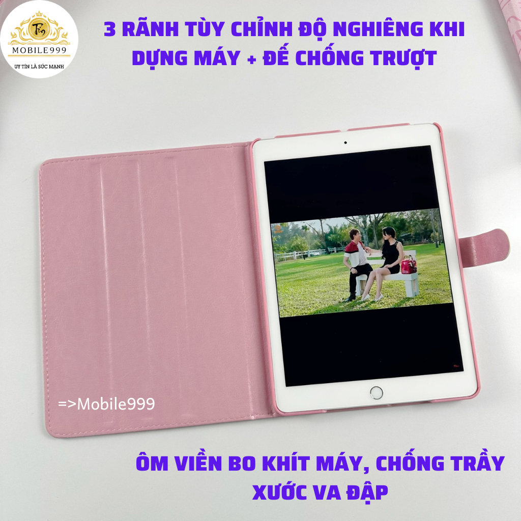 Ốp ipad Mèo kitty hồng ốp ipad Gen 5/6/7/8/9 /Pro 10.5/Air 1/2/3/Mini 1/2/3/4/5...MOBILE999