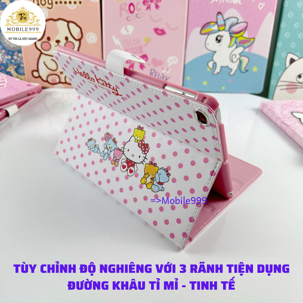 Ốp ipad Mèo kitty hồng ốp ipad Gen 5/6/7/8/9 /Pro 10.5/Air 1/2/3/Mini 1/2/3/4/5...MOBILE999