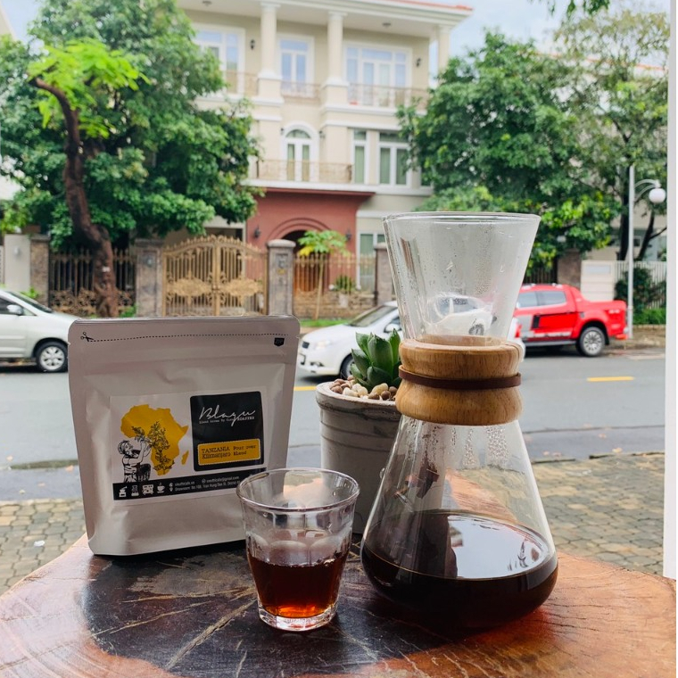 Cà phê hạt Blagu đã rang Tanzania Kilimanjaro | Dòng Cà Phê Đặc Sản | 100% Arabica - Heiloom | Light Medium 100g