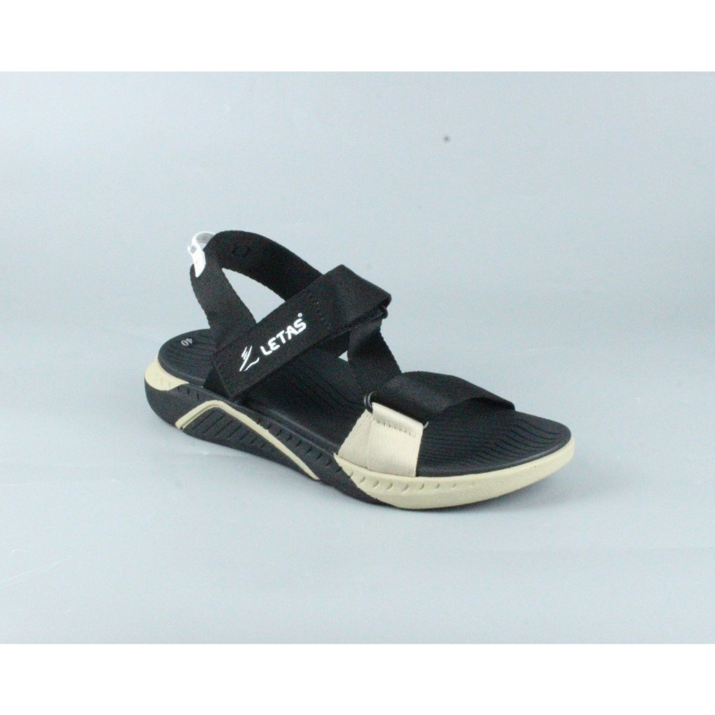 Sandal Unisex Letas F7 nhẹ Sport đen be mới
