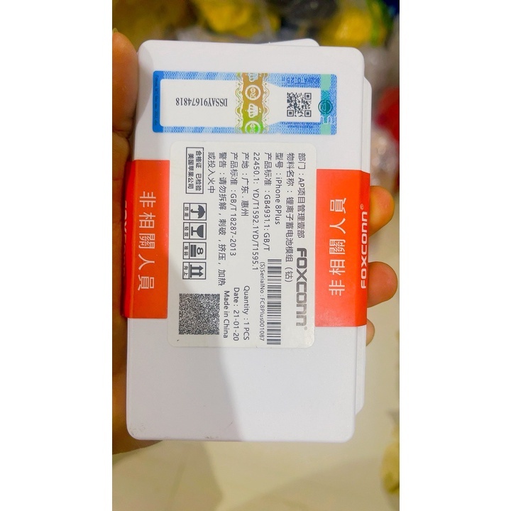 PIN foxconm cho các dòng máy 5s/5se/6/6s/6plus/6splus/7/7plus/8/8plus/X/Xs/Xr/Xsmax/11/11Pro/11Pro Max