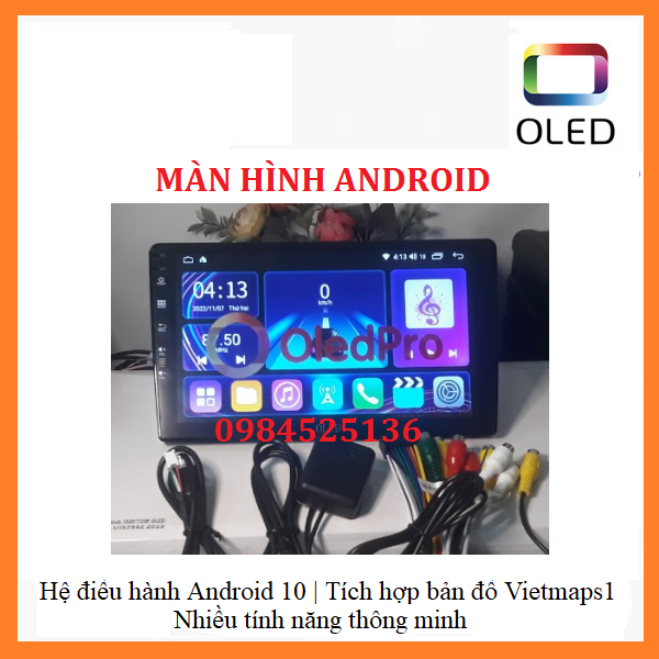 Màn hình android oto 10inch bản wifi,RAM 1G/2G ROM16G/32G,xem camera oto, lướt web,màn DVD ANDROID.