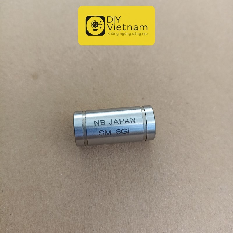Con trượt tròn, bạc trượt tròn NB JAPAN SM 6GL 6x12x26mm