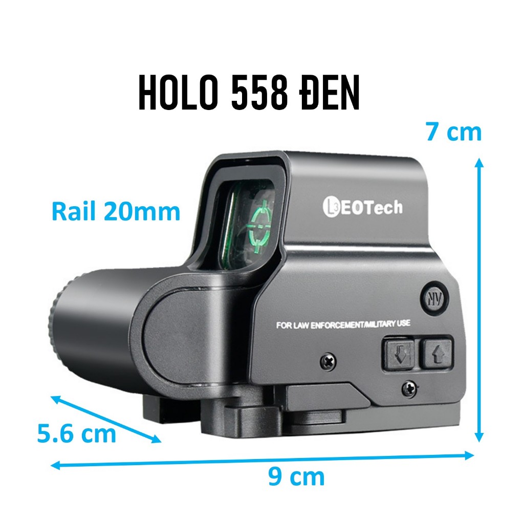 Món Phụ Kiện HoIo 558 Màu Đen và Màu Xám - Đồ Chơi ZenZ