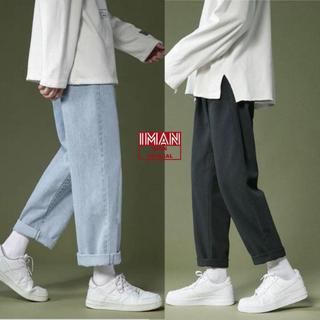 Quần jean baggy nam ống rộng IMAN ,Quần bò nam ống rộng hottrend 2023