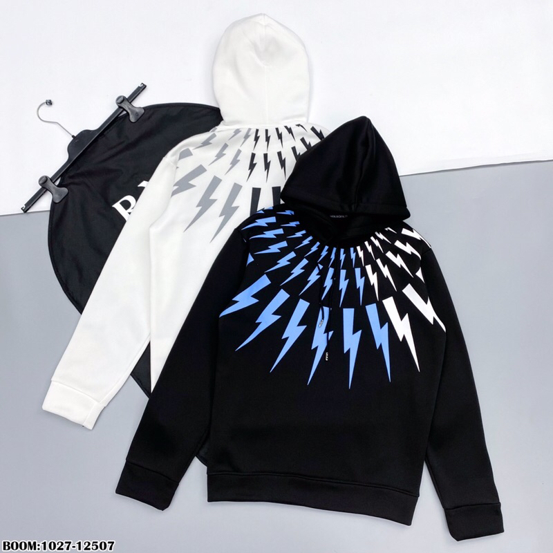 Áo nỉ hoodie Neiil Barentt tia sét siêu cute. ảnh thật_1027
