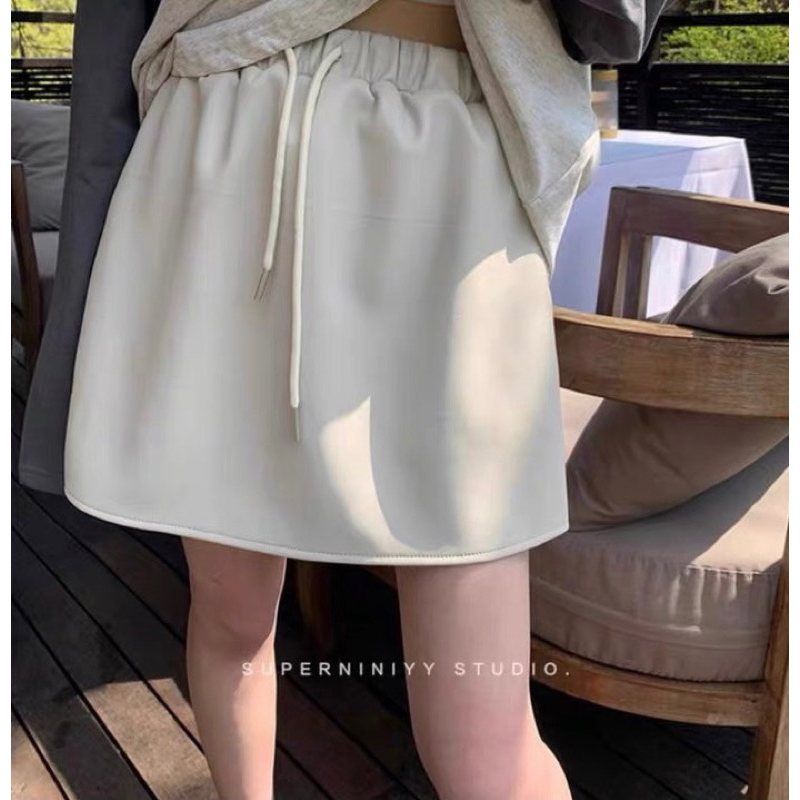 Chân váy da rút dây STYLEKOREAN 6135 // Hàng có sẵn🇰🇷