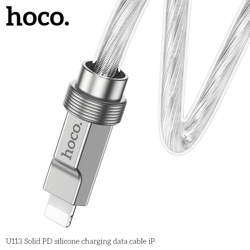 Cáp sạc nhanh Hoco U113 cổng USB to TypeC 100W / TypeC to LN 20W / TypeC to TypeC 100W dài 1M - HÃNG PHÂN PHỐI