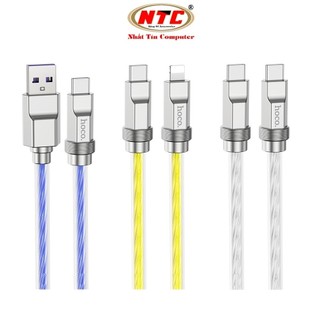 Cáp sạc nhanh hoco u113 cổng usb to typec 100w / typec to ln 20w / typec to typec 100w dài 1m - hãng phân phối
