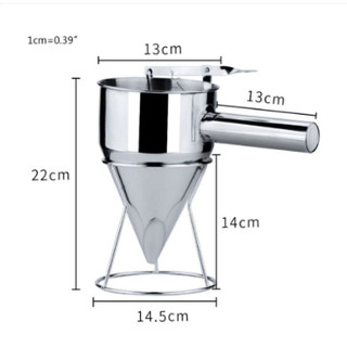 Phễu rót bột inox, phễu rót rau câu