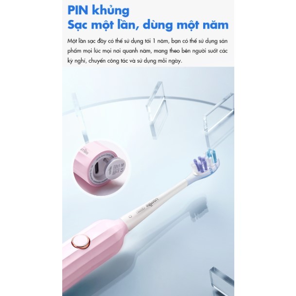 Bàn Chải Điện Sóng Siêu Âm Usmile Y1S Bản Thường/Bản Nâng Cấp | Chính Hãng | Bảo Hành 12T | Mimax Store