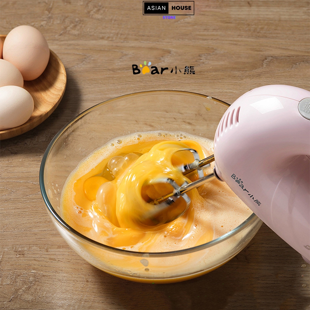 Máy Đánh Trứng Cầm Tay Bear DDQ-A01G1 Đánh Kem Tạo Bọt Cà Phê Công Suất 125W Bảo Hàng 12 Tháng