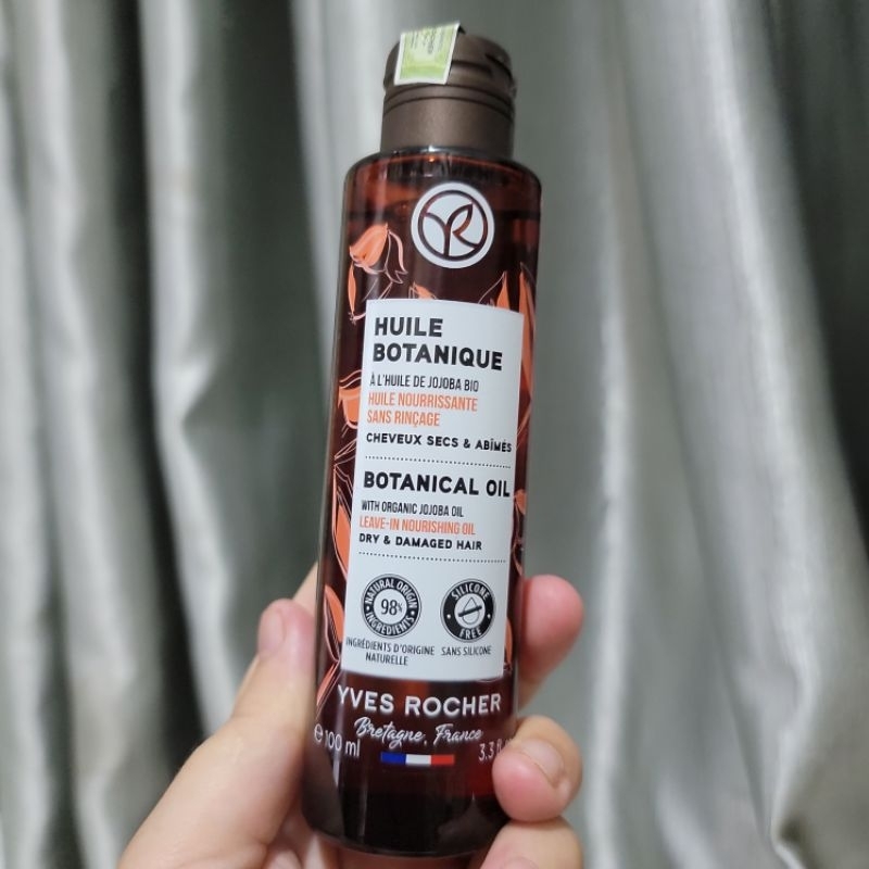 Dầu dưỡng phục hồi tóc hư tổn của Yves Rocher Pháp chai 100ml