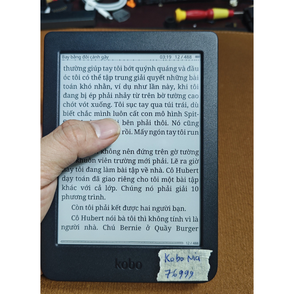 Máy Đọc Sách Điện Tử Kobo Nia 32GB - Máy Đẹp, Đã Cài Koreader, FIx Font