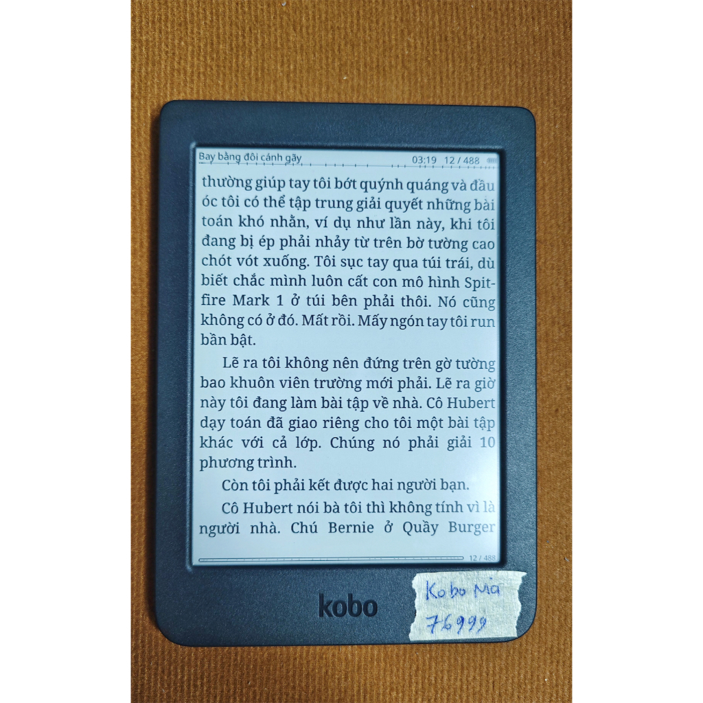 Máy Đọc Sách Điện Tử Kobo Nia 32GB - Máy Đẹp, Đã Cài Koreader, FIx Font