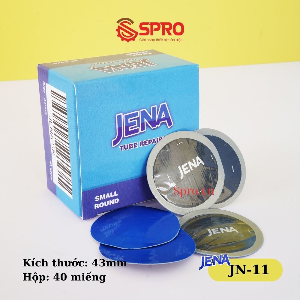 Miếng vá lốp xe Jena JN-11 Small Round – 43mm – 40 miếng/ Hộp