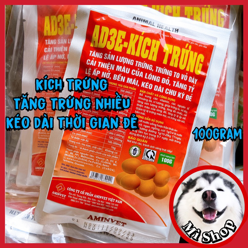 ADE Kích Trứng, tăng trứng cho gà, vịt, ngan, cút