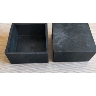 Núm bịt Chân đế cao su, nhựa bọc hộp inox, kẽm, thép vuông 75*75.