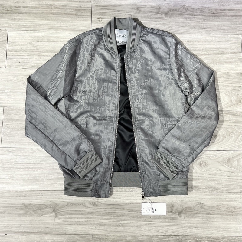 Áo Khoác Bomber Dior Vân New - Áo khoác vân dệt kèm video