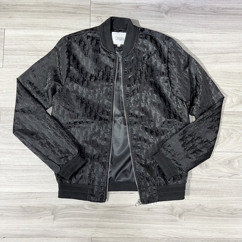 Áo Khoác Bomber Dior Vân New - Áo khoác vân dệt kèm video