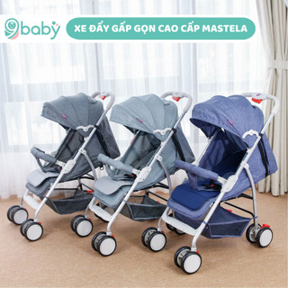 Xe đẩy gấp gọn cho bé Mastela A2 - Khung Aluminum cao cấp siêu nhẹ, bảo hành 12 tháng chính hãng