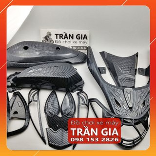 Combo full phụ kiện Carbon gắn xe SH MODE năm 2020 2021 2022 2023 2024 ốp trang trí đầy đủ cacbon Sh nữ Sh Mo