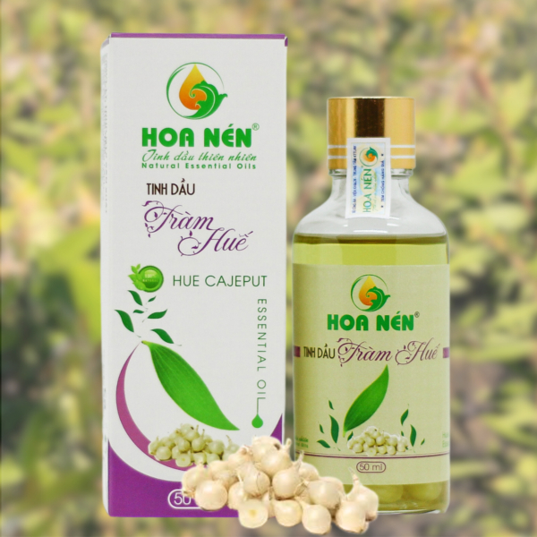 Tinh dầu tràm Huế nguyên chất ngâm củ nén_Hoa Nén_Nguyên chất đậm đặc !
