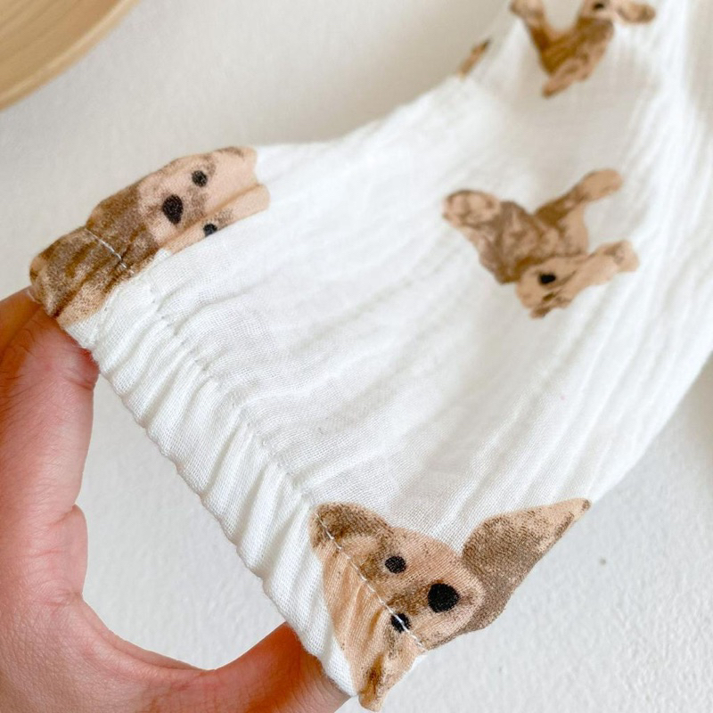 Quần Dài Hàn Quốc 100% Vải Xô Muslin Cho Bé Trai Bé Gái Trang Xô Kids