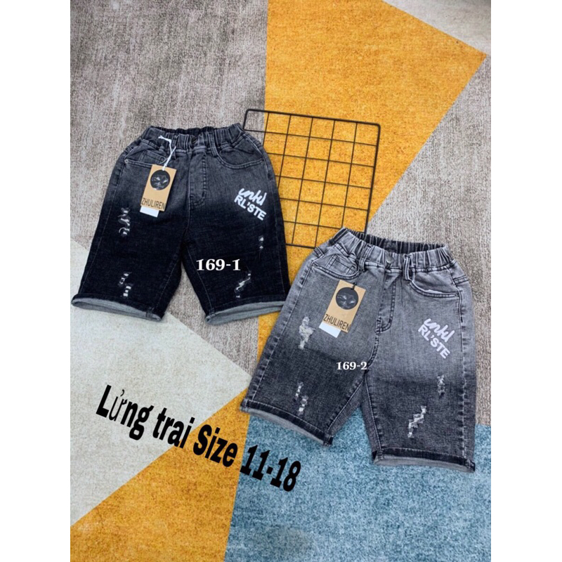 Quần jean Lửng bé trai cao cấp 10-40kg VT 0153-2