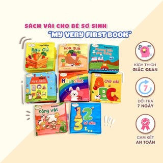 Sách vải đa tương tác cho bé - my very first book 8 chủ đề