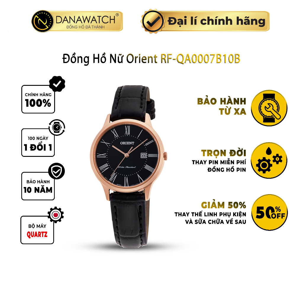 Đồng hồ nữ Orient Star RF-QA0007B10B cao cấp thiết kế sang trọng thanh lịch hấp dẫn từ cái nhìn đầu tiên