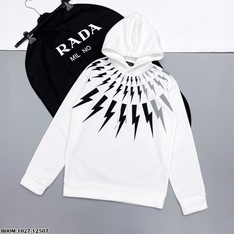 Áo nỉ thu đông Neiil Barett in hình tia sét đẳng sờ cấp. ảnh thật_1027