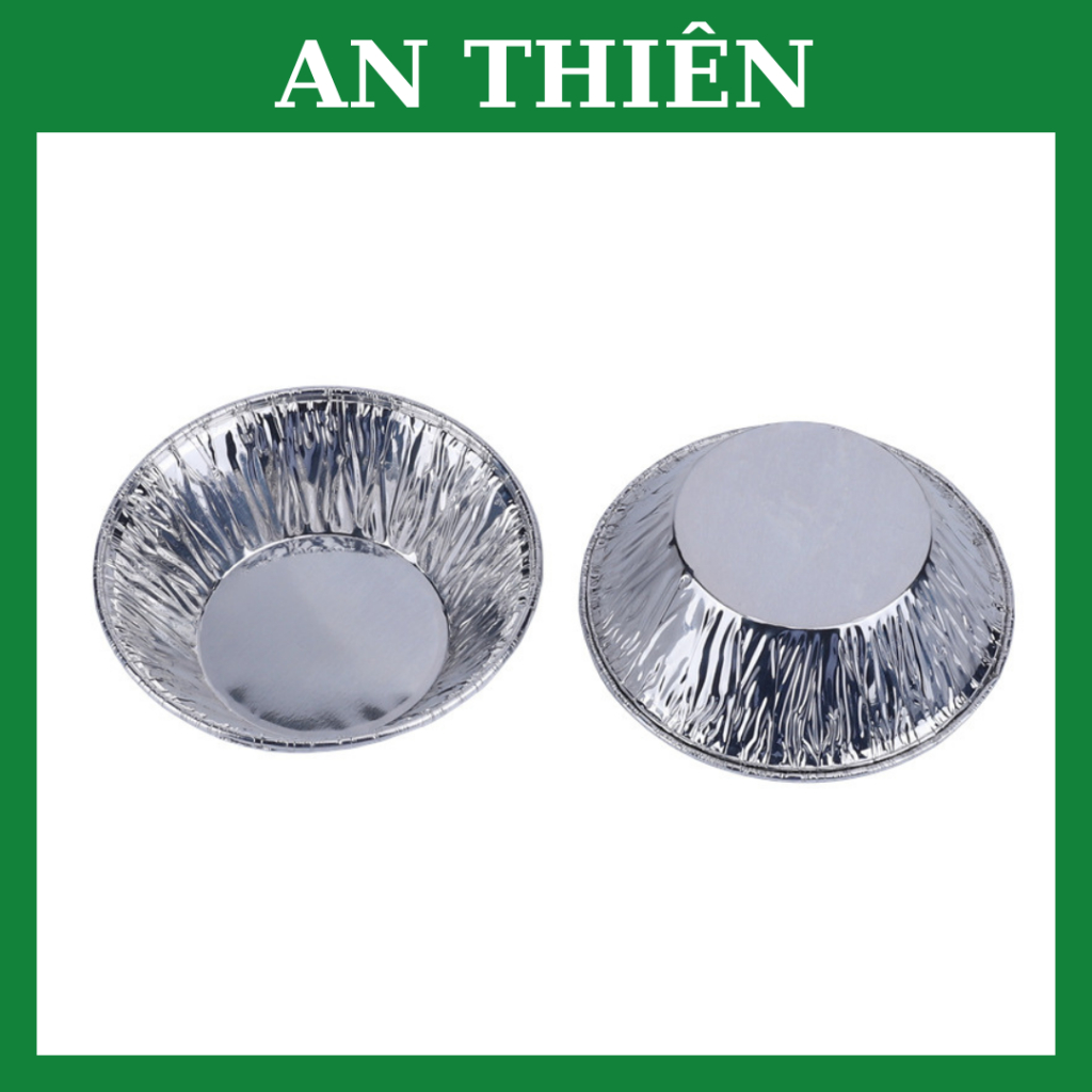 Chén Giấy Bạc Tart Trứng/ Nướng Hào 50 cái