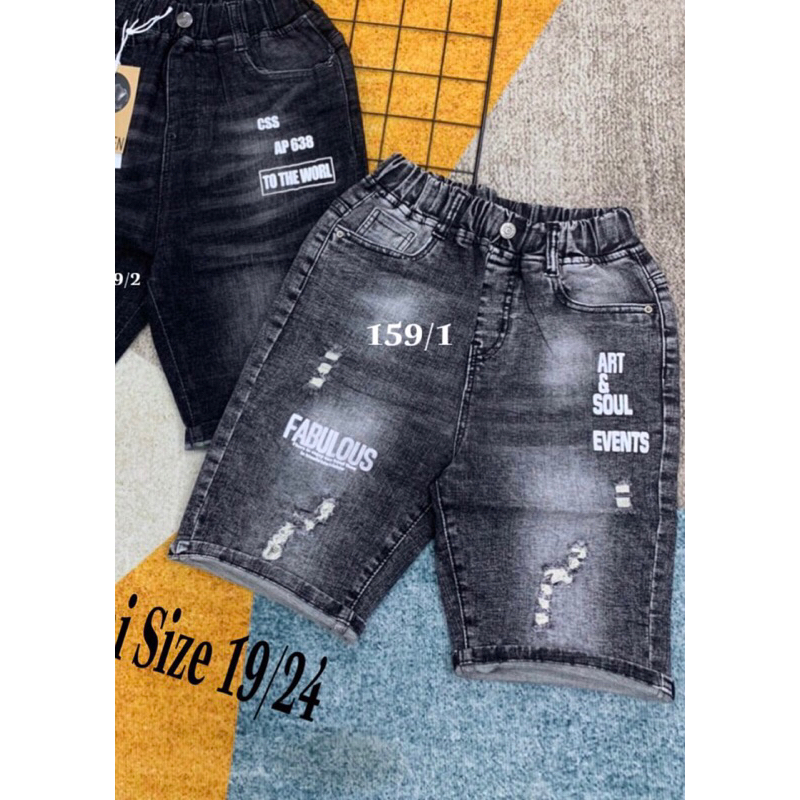 Quần jean Lửng bé trai cao cấp 10-40kg VT 0153-2