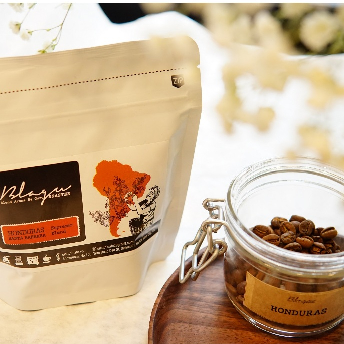 Cà phê Blagu hạt đã rang Honduras Barbara | Dòng Cà Phê Cao Cấp | 100% Arabica - Sulla Barbara | Medium 100g
