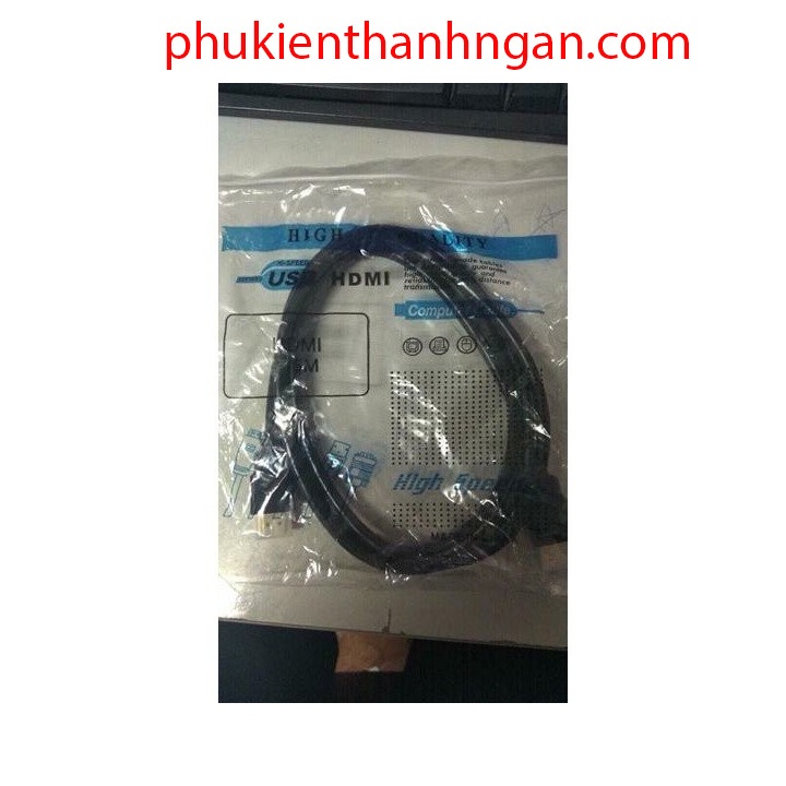 Dây HDMI 1,5m TRÒN Full HD - cable HDMI 1,5m