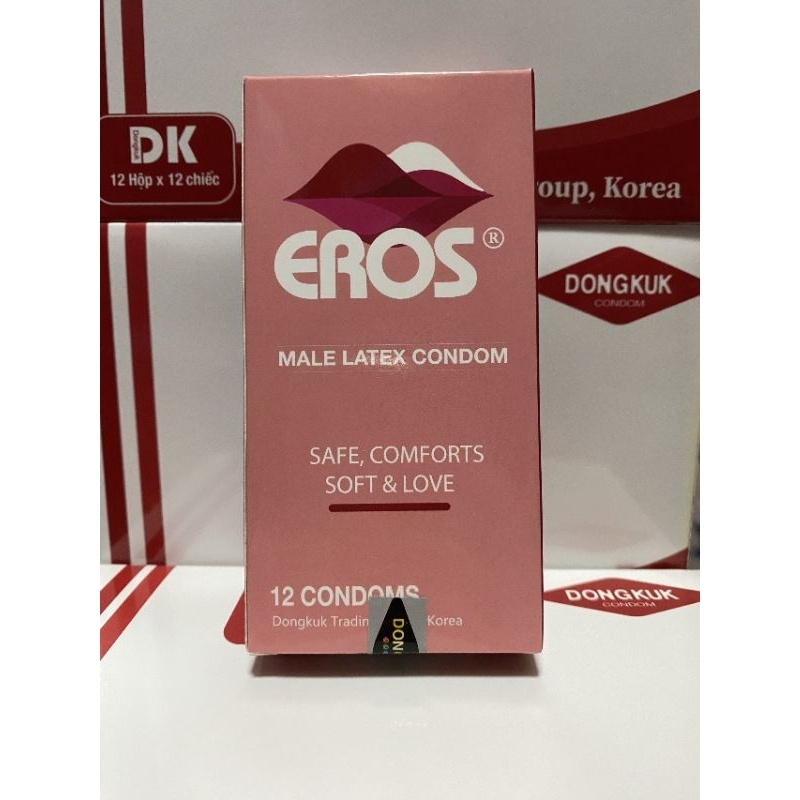 Bao cao su DONGKUK ULTRA THIN EROS - Hộp 12 Pcs - BCS DONGKUK ULTRA THIN EROS