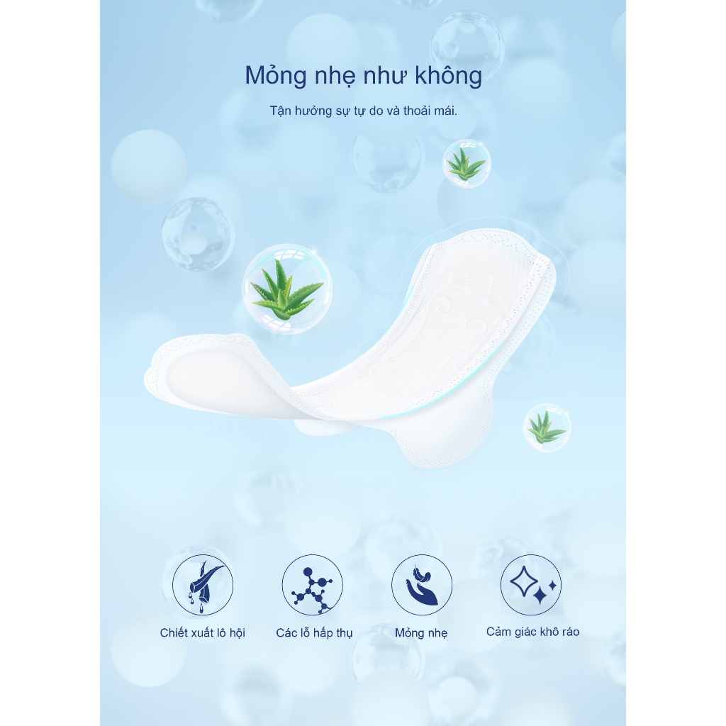 Băng Vệ Sinh Aiwina Gói 8 Miếng Siêu Mỏng Cánh 24cm Ban Ngày