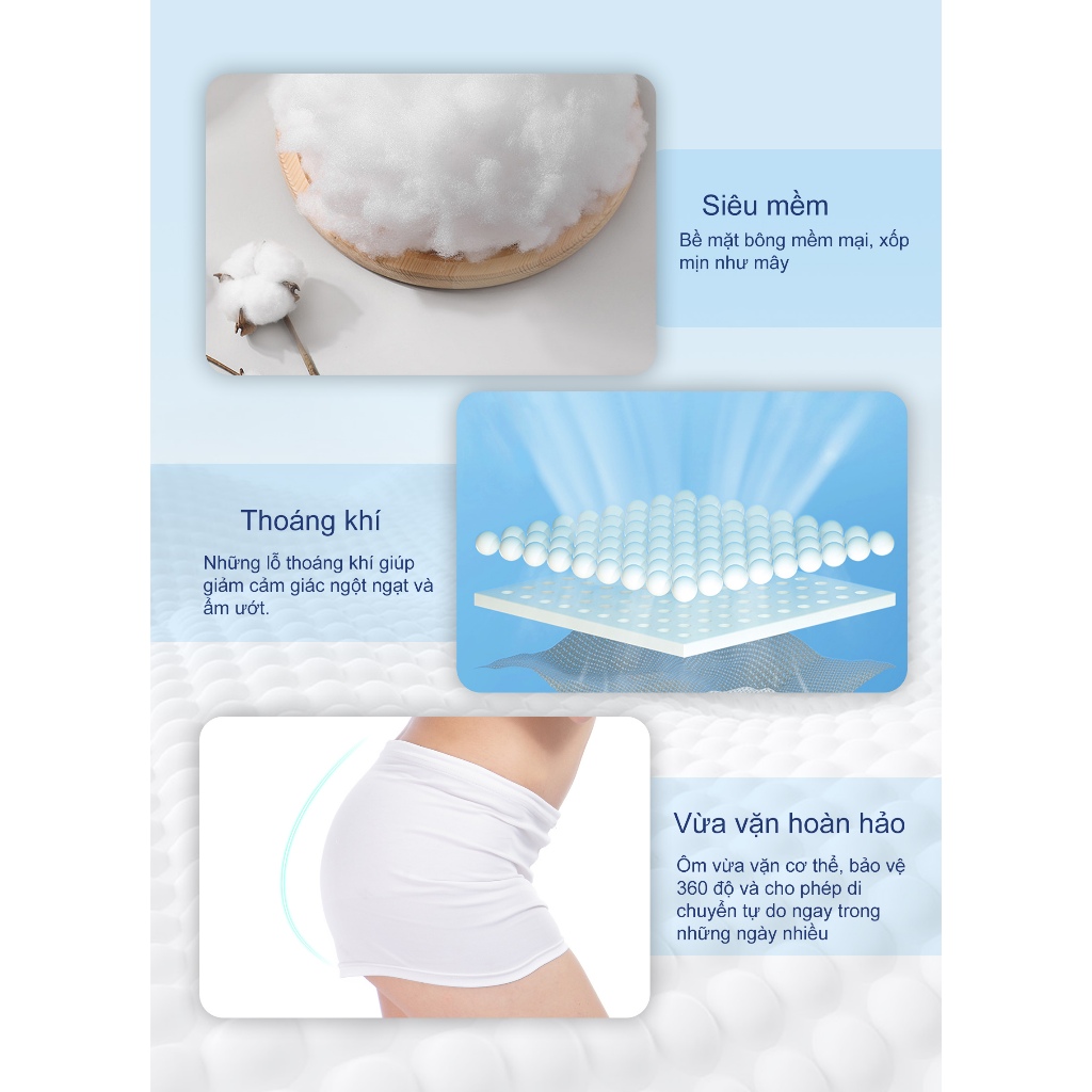 Băng Vệ Sinh Aiwina Gói 6 Miếng Siêu Mềm Mỏng Cánh 33cm Ban Đêm